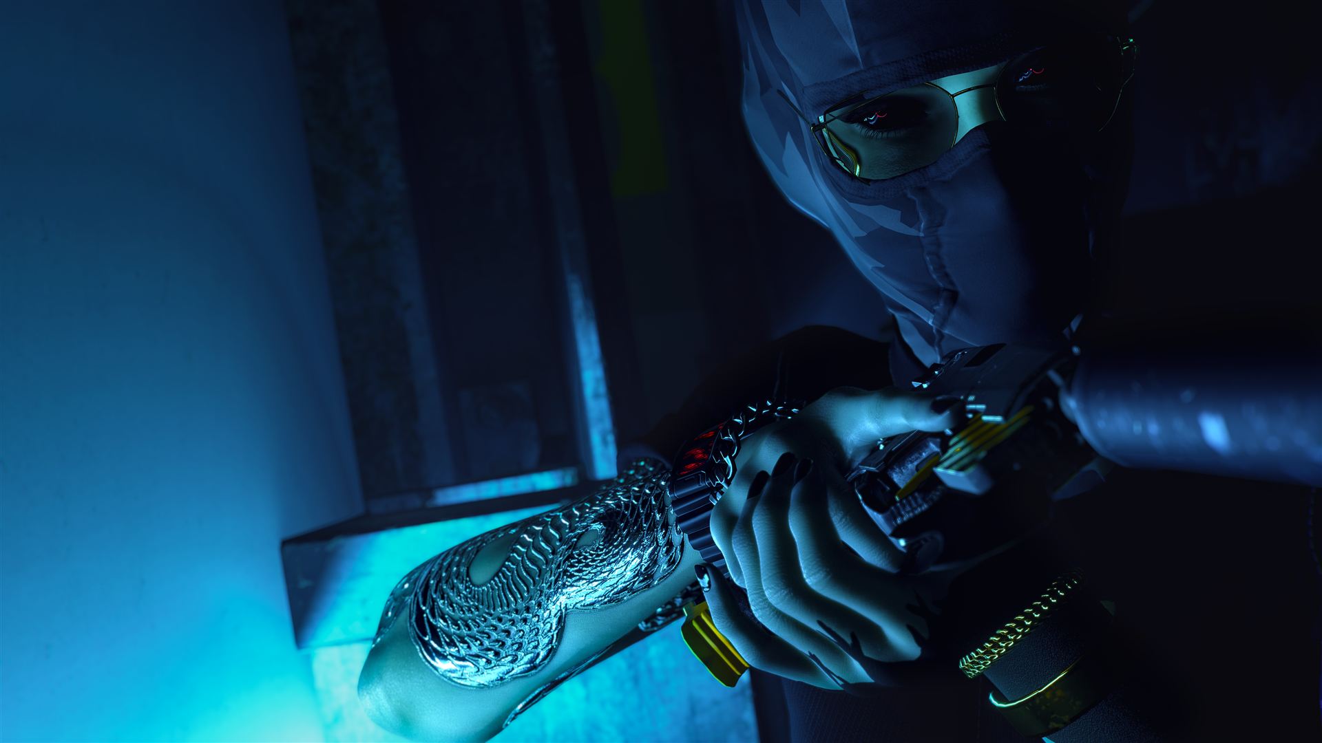 Firefight in Night City